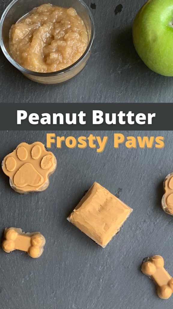 frozen peanut butter and applesauce homemade dog treats