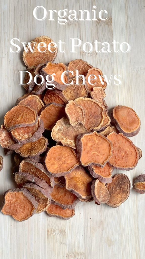 organic sweet potato dog chews